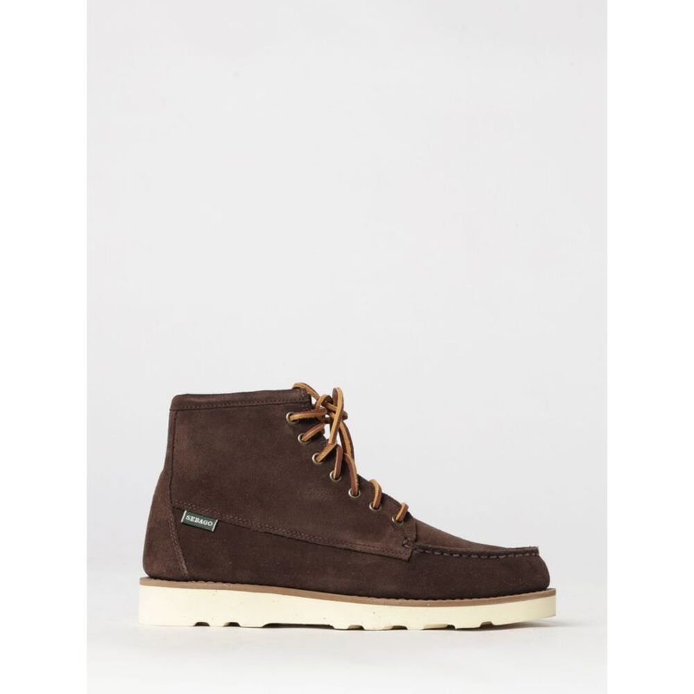 Sebago Men Suede Lace-Up Ankle Boots Sebago With Moc Toe
